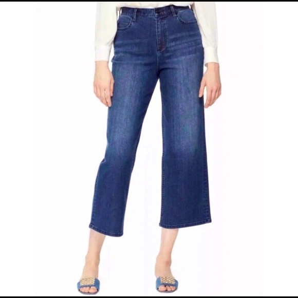 NWT Kate Spade Wide Leg Broome Street Jeans Sz 24 - Picture 2 of 13